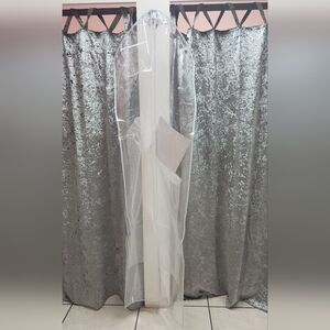 Clear Vinyl Gusseted Garment Bag 72 inch Long With Pocket